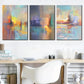 3pcs   modern stylish abstract  Metal Print Ready to Hang Art