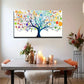 Abstract Colorful Tree Wall Art Canvas Office Home Room Framed 80x45cm