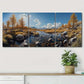 3pcs Autumn Mountains Rivers Nature Perfect Wall Art Set Canvas Framed 40x60cm - High Quality Print 100% Australian Made Wall Canvas Ready to Hang