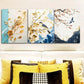 3pcs The plum chart, Art Painting Metal Print Ready to Hang Art