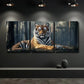 3pcs Tiger in Ancient Forest Mural Decor Wall Art Set Canvas Framed 40x60cm - High Quality Print 100% Australian Made Wall Canvas Ready to Hang