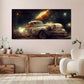 Modern Winter Starry Car wall canvas office home room framed 120x60cm