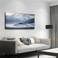 Palace Built On The Mountain Wall Art Canvas Office Home Room Framed 120x60cm