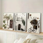 3pcs Italy Cityscape Oil Painting Canvas Framed 40x60cm - High Quality Print 100% Australian Made Wall Canvas Ready to Hang