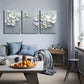 3pcs Three-Dimensional Plum Blossoms  Wall Art Set Canvas Framed 40x60cm - High Quality Print 100% Australian Made Wall Canvas Ready to Hang