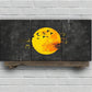 3pcs Stunning Yellow Moon Flying Birds Metal Print Ready to Hang Art