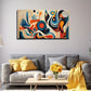Creative Products Abstract Wall Art Canvas Office Home Room Framed 80x45cm