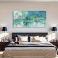 Water Powder Style Abstract Wall Art Canvas Office Home Room Framed 120x60cm