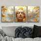 3pcs The goddess Indira Art Painting Metal Print Ready to Hang Art