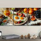 3pcs Delightful breakfast eggs Wall Art Set Canvas Framed 40x60cm - High Quality Print 100% Australian Made Wall Canvas Ready to Hang