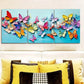 3pcs  Lots of butterflies dancing Wall Art Set Canvas Framed 40x60cm - High Quality Print 100% Australian Made Wall Canvas Ready to Hang