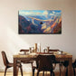 Clear Sky Glider Cinema Wall Art Canvas Office Home Room Framed 120x60cm
