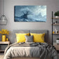 Covered Tree Winter Landscape Wall Art canvas office home room framed 120x60cm