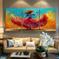 3pcs Colorful Cultural Mexican Dancer Metal Print Ready to Hang Art