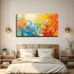 Vibrant Liquid Blending Deco Wall Art Canvas Office Home Room Framed 120x60cm