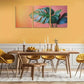 3pcs Vibrant Monstera Leaf Metal Print Ready to Hang Art