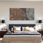 Vintage Tree Rings Aesthetic Wall Art Canvas Office Home Room Framed 120x60cm