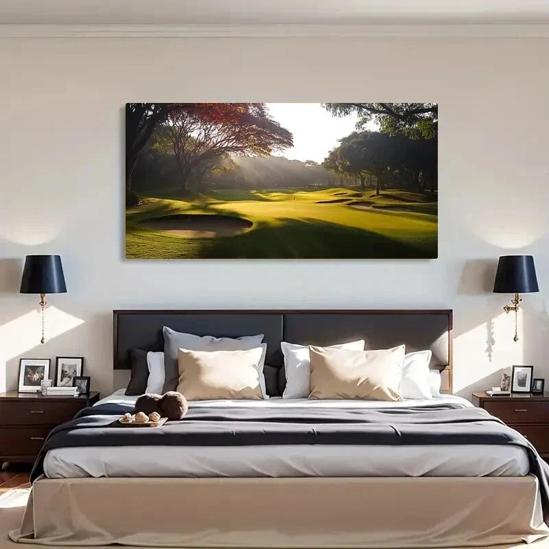 Shadow Of Natural Trees Sunny Wall Art Canvas Office Home Room Framed 120x60cm