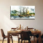 Vintage Nautical Ship Sailboat Wall Art canvas office home room framed 120x60cm