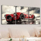 3pcs Fashion Red Cool Sports Cars Clouds Black Wall Art Set Canvas Framed 40x60cm - High Quality Print 100% Australian Made Wall Canvas Ready to Hang