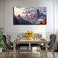 Chinese Ancient Building Spread Wall Art Canvas Office Home Room Framed 120x60cm