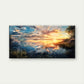 Beautiful Sunset Lake Sky Wall Art Canvas Office Home Room Framed 120x60cm