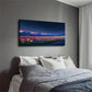 Starry Sky with A Sea Of Tulips Wall Art Canvas Office Home Room Framed 80x45cm
