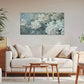 Hydrangea Abstract Flowers Wall Art Canvas Office Home Room Framed 120x60cm