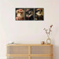 3pcs Royal Animal Painting Renaissance Poster Metal Print Ready to Hang Art