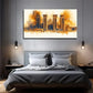 Egyptian Ancient Ruins Decor Wall Art Canvas Office Home Room Framed 80x45cm