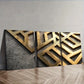 3pcs Complex geometric pattern Wall Art Set Canvas Framed 40x60cm - High Quality Print 100% Australian Made Wall Canvas Ready to Hang