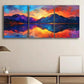 3pcs A beautiful painting of the mountains Metal Print Ready to Hang Art