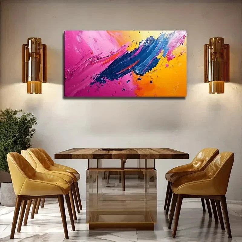Furniture Decoration Painting Wall Art Canvas Office Home Room Framed 120x60cm
