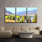 3pcs Three-Piece Nature Mountain Metal Print Ready to Hang Art