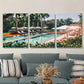 3pcs hotel photography art, travel Maya Hotel  Metal Print Ready to Hang Art