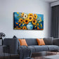 3pcs Decoration, Vibrant Sunflowers  Wall Art Set Canvas Framed 40x60cm - High Quality Print 100% Australian Made Wall Canvas Ready to Hang