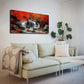 Modern Bohemian Ink Painting Wall Art canvas office home room framed 120x60cm