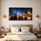 Bohemian Night City Wall Art Canvas Office Home Room Framed 80x45cm