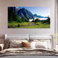 Perfect Park Snowy Mountain Wall Art Canvas Office Home Room Framed 120x60cm
