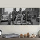 3pcs  Vintage Car & Teens Scene Metal Print Ready to Hang Art