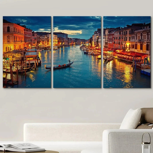 3pcs Nature Wilderness Rustic Scenic Metal Print Ready to Hang Art