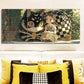3pcs The Cat And The Girl Modern Art  Wall Art Set Canvas Framed 40x60cm - High Quality Print 100% Australian Made Wall Canvas Ready to Hang