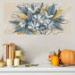 Realistic White Flowers Beige Wall Art Canvas Office Home Room Framed 120x60cm