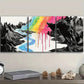 3pcs Rivers of rainbow colors Painting Wall Art Set Canvas Framed 40x60cm - High Quality Print 100% Australian Made Wall Canvas Ready to Hang
