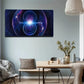 Mysterious Space Events Planet Wall Art Canvas Office Home Room Framed 120x60cm