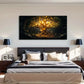 Fantasy Tree of Life Glittering Wall Art Canvas Office Home Room Framed 120x60cm