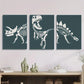 3pcs Dinosaur skeleton clipart Metal Print Ready to Hang Art
