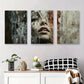 3pcs Modern Dripping Paint Design Contemporary Metal Print Ready to Hang Art