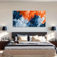 Ocean Storm & Moon Nautical Wall Art Canvas Office Home Room Framed 120x60cm