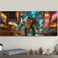 3pcs Shark Warrior  Wall Art Set Canvas Framed 40x60cm - High Quality Print 100% Australian Made Wall Canvas Ready to Hang